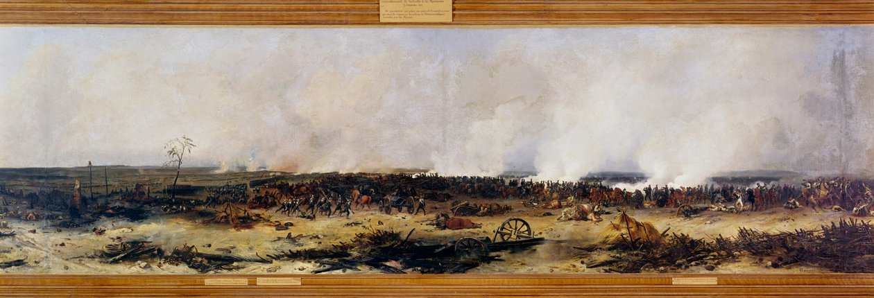 Russlandfeldzug: Panorama der Schlacht von Moskau am 7.09.1812 von Jean Charles Langlois