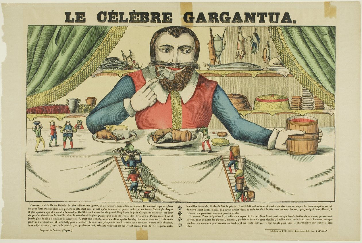Der berühmte Gargantua von Jean Charles Pellerin
