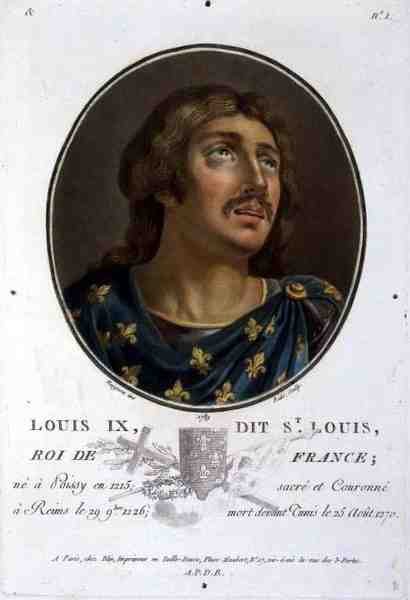 Porträt von Ludwig IX., genannt 