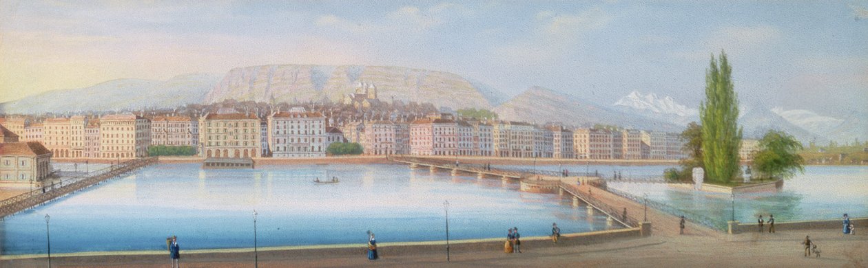 Genfersee: Blick auf den See von Jean Dubois