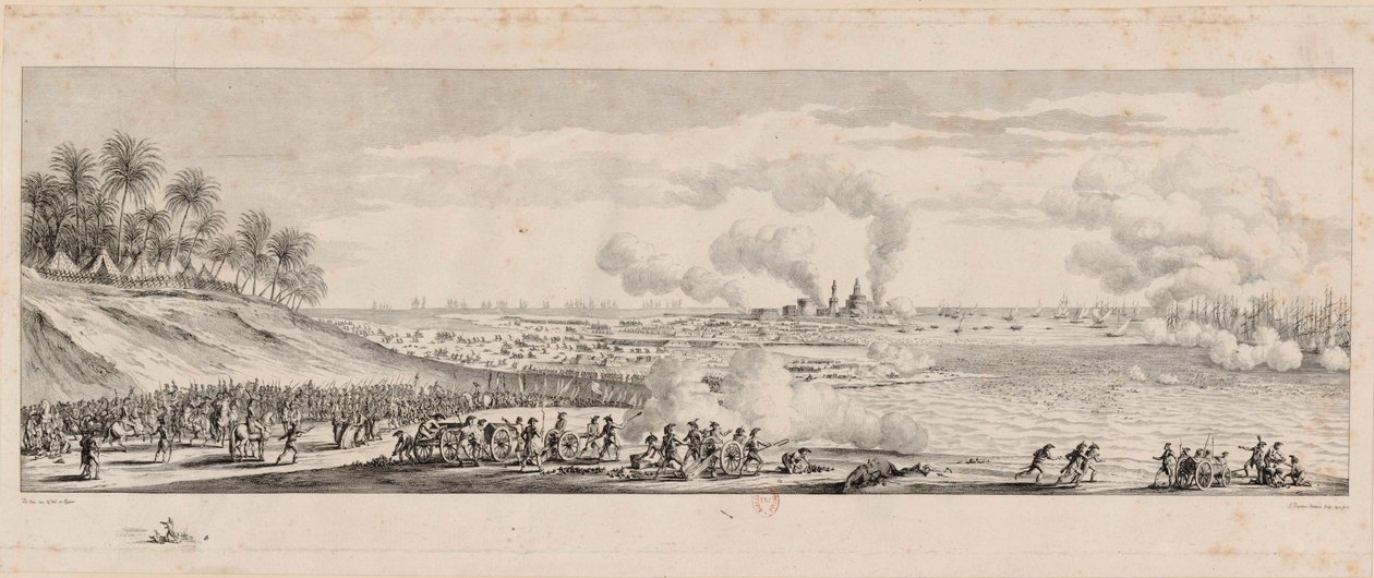 Schlacht von Aboukir, 25. Juli 1799, 1802 von Jean Duplessis Bertaux
