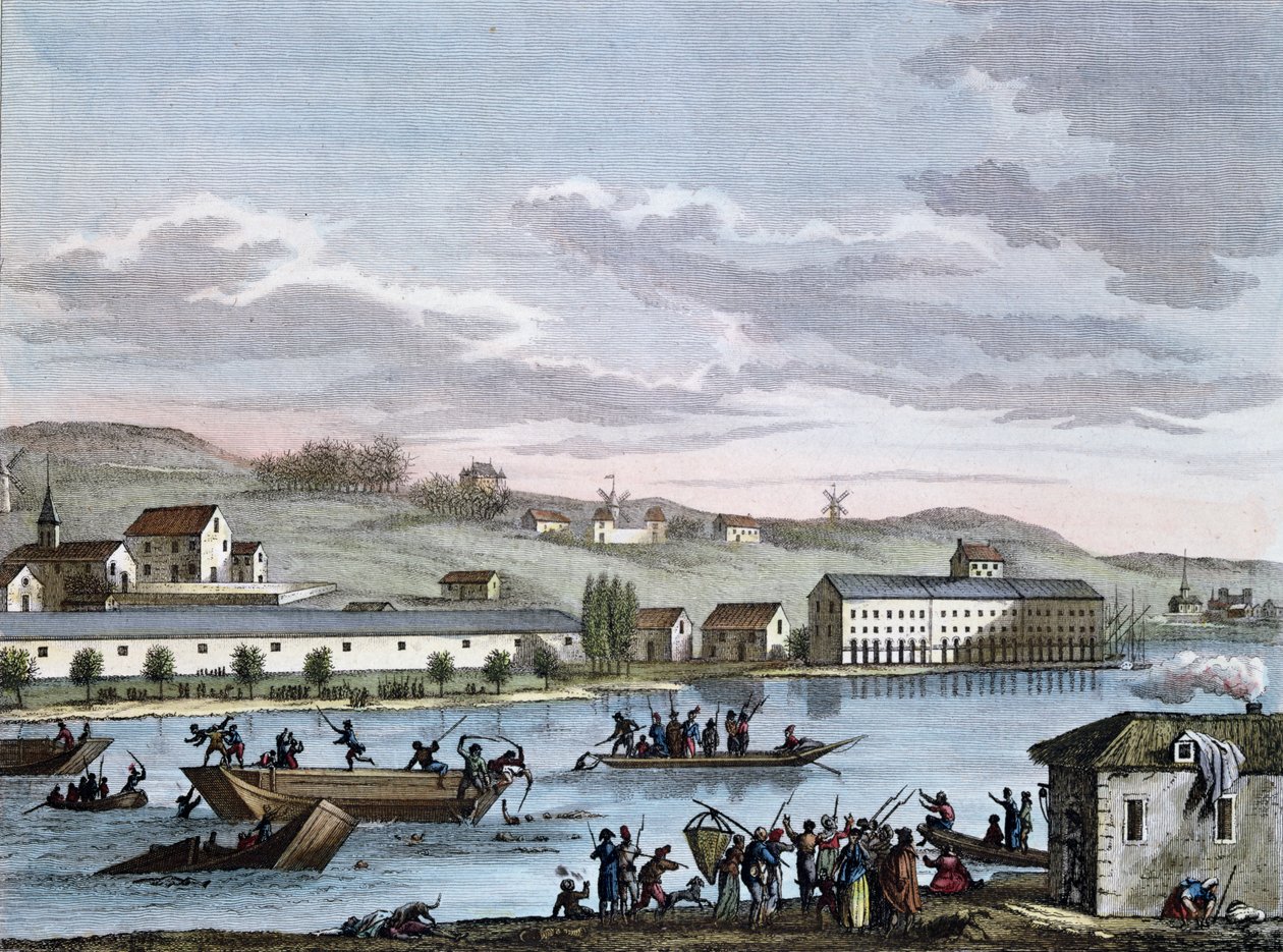 Die Ertränkungen von Nantes, nach der Serie 
