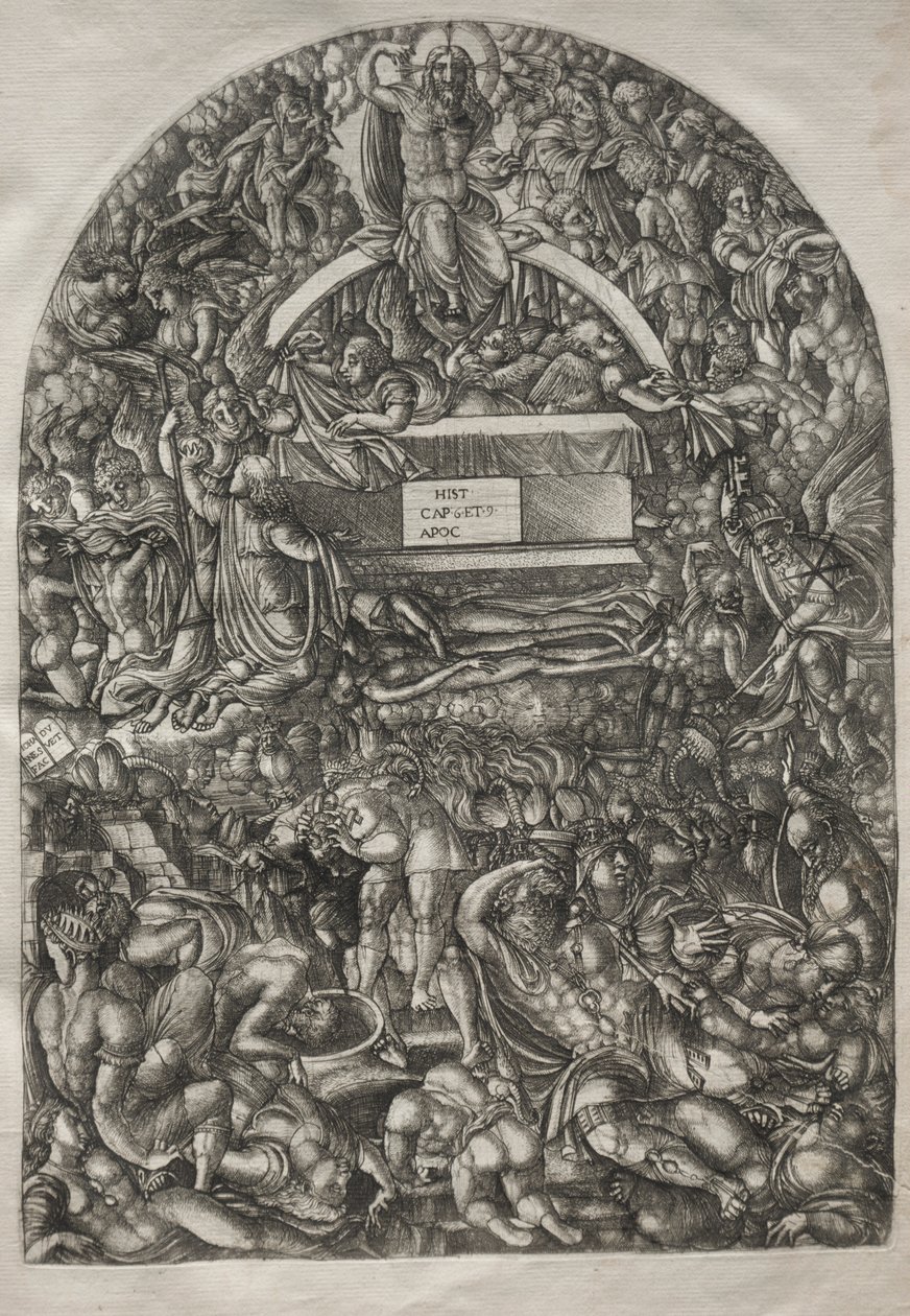 Die Apokalypse: Ein Stern fällt und öffnet die Hölle, 1546-1556 von Jean Duvet