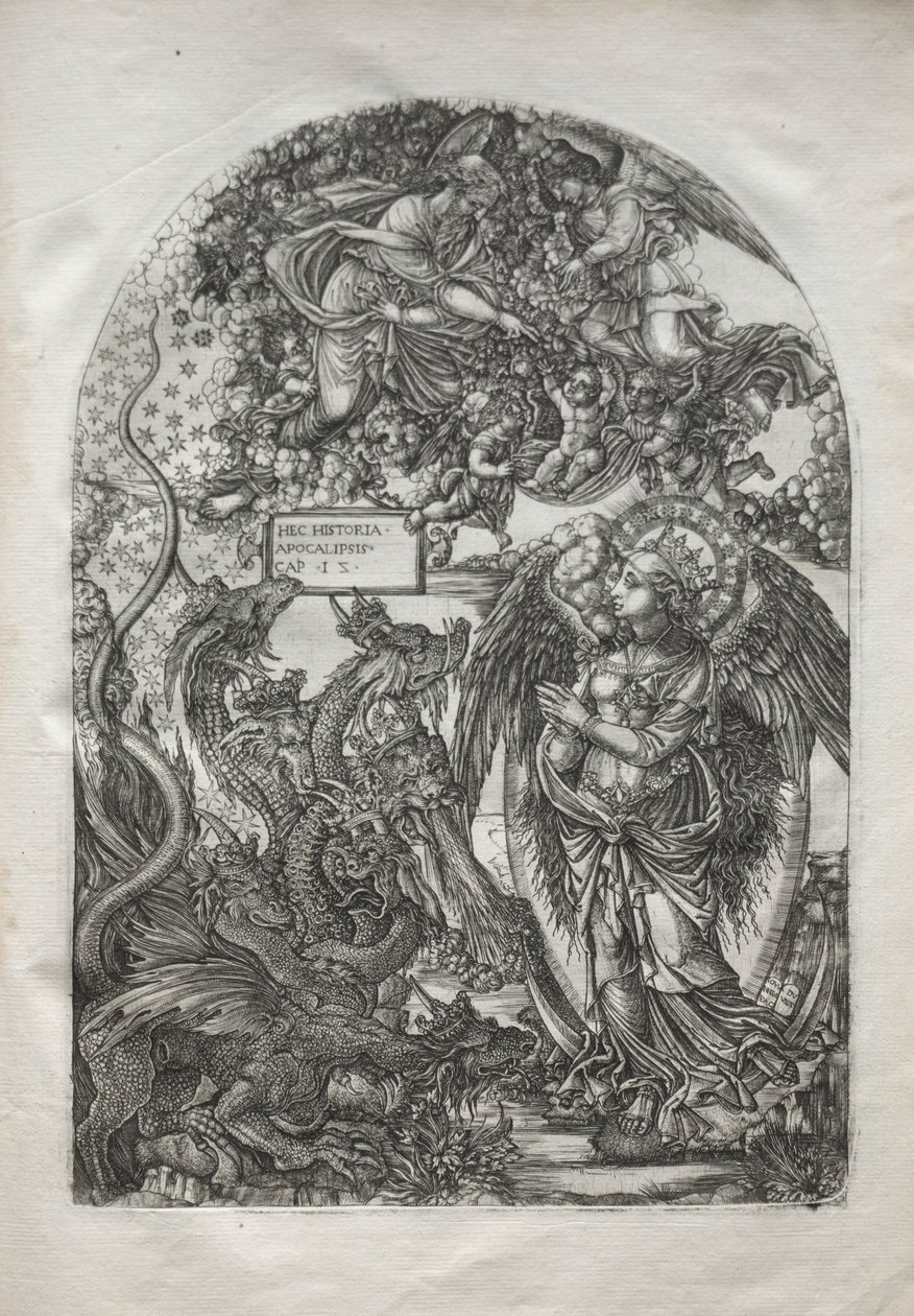 Die Apokalypse: St. Michael und der Drache, 1546-1556 von Jean Duvet