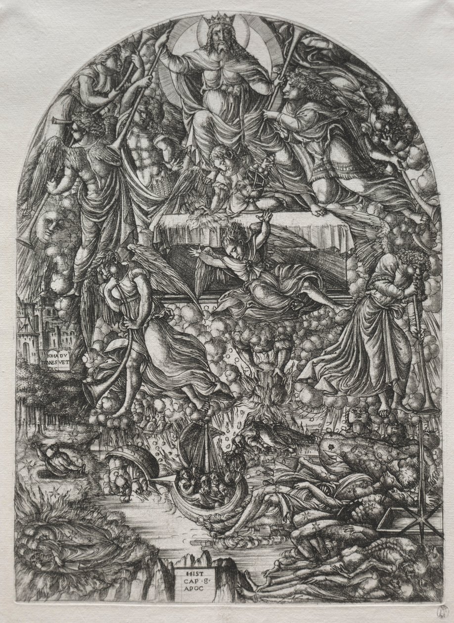 Die Apokalypse: Die Öffnung des siebten Siegels, 1561 von Jean Duvet