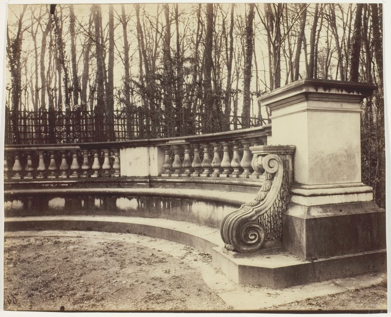 Versailles, Boskett des Triumphbogens von Jean Eugène Auguste Atget