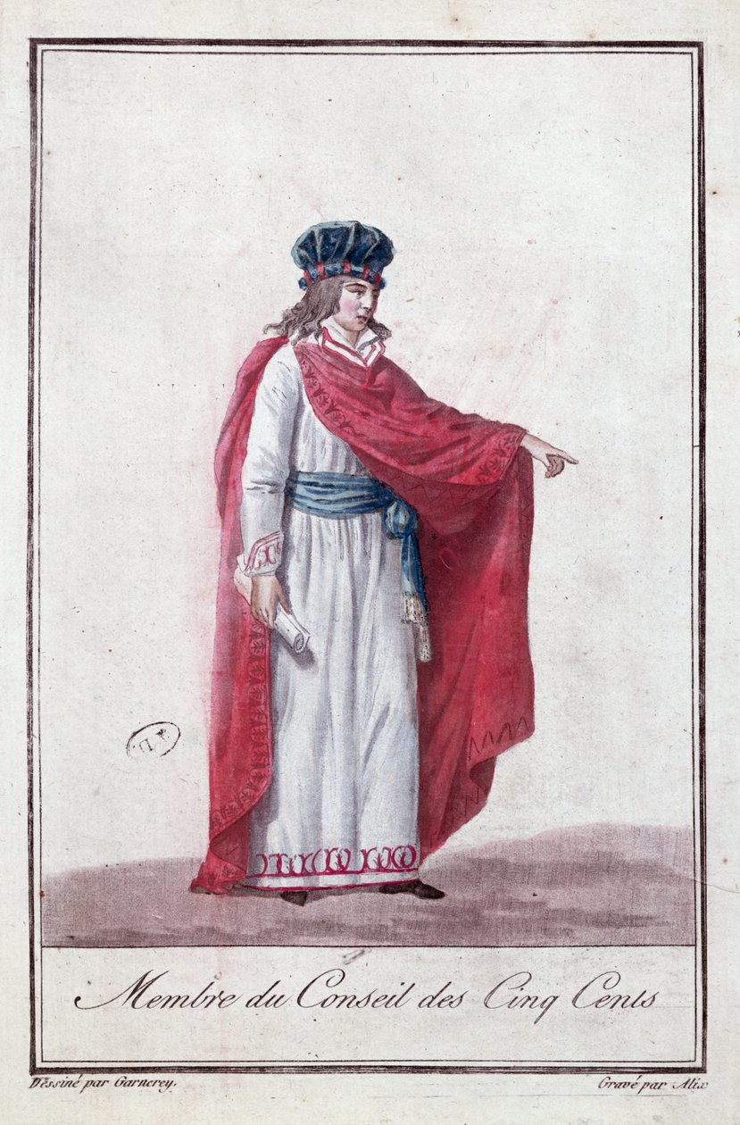 Mitglied des Rates der Fünfhundert während der Direktorialzeit, 1795-99 von Jean Francois Garneray