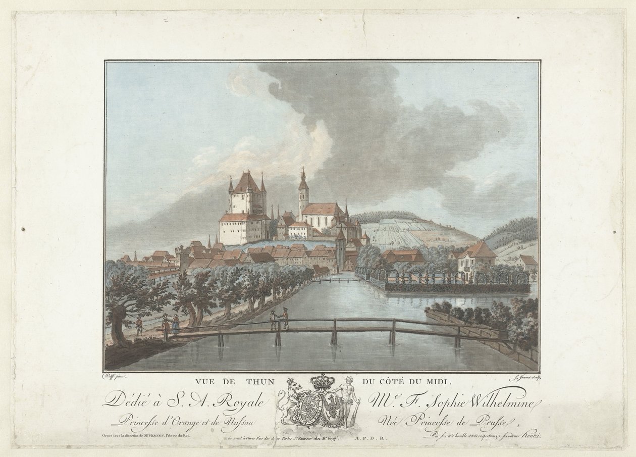 Ansicht von Thun von Jean Francois Janinet