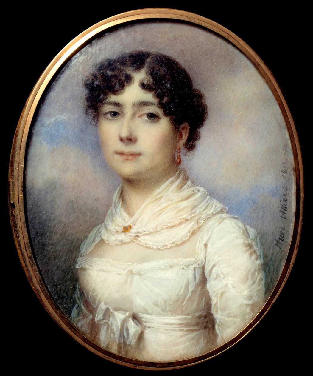 Porträt der englischen Abenteurerin Sophie Dawes, Baronin von Feucheres von Jean Francois Marie Huet Villiers