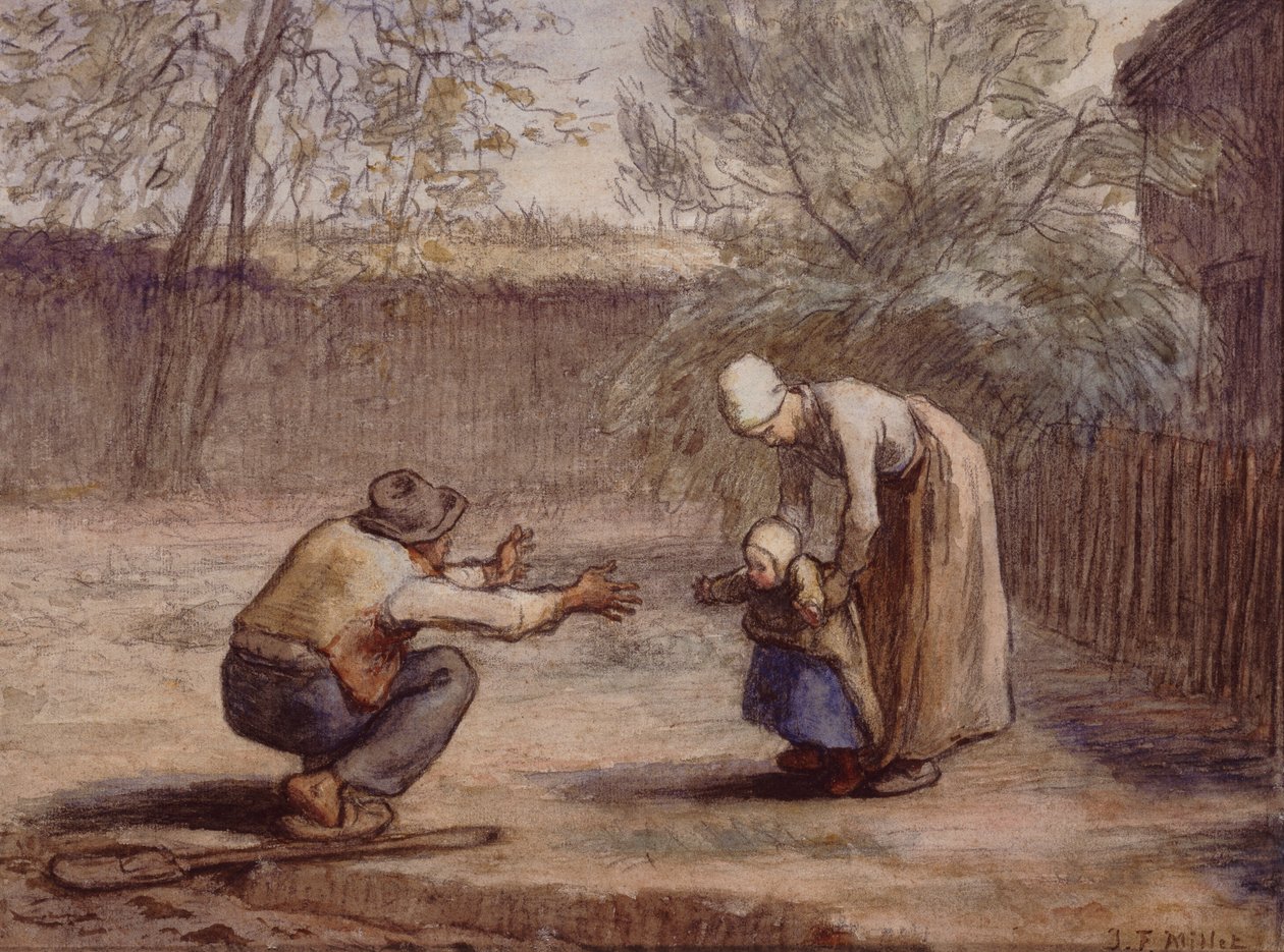 Erste Schritte von Jean Francois Millet