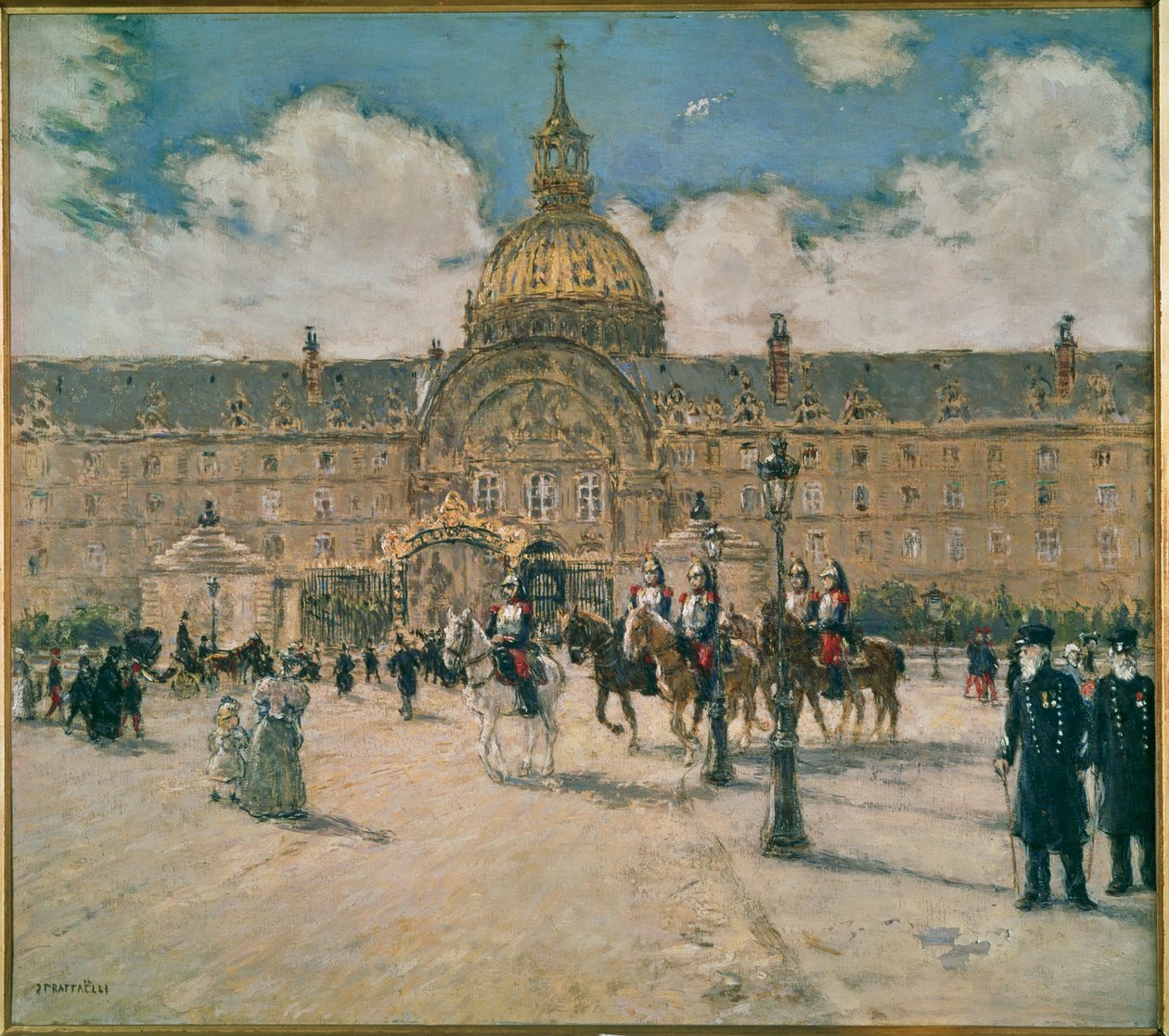 Hôtel des Invalides, Paris von Jean Francois Raffaelli