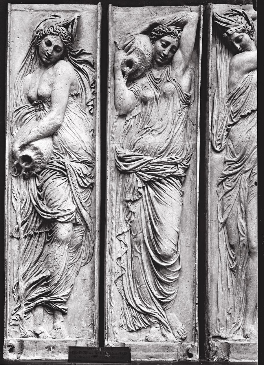 Reliefs vom Brunnen der Unschuldigen (Detail) von Jean Goujon