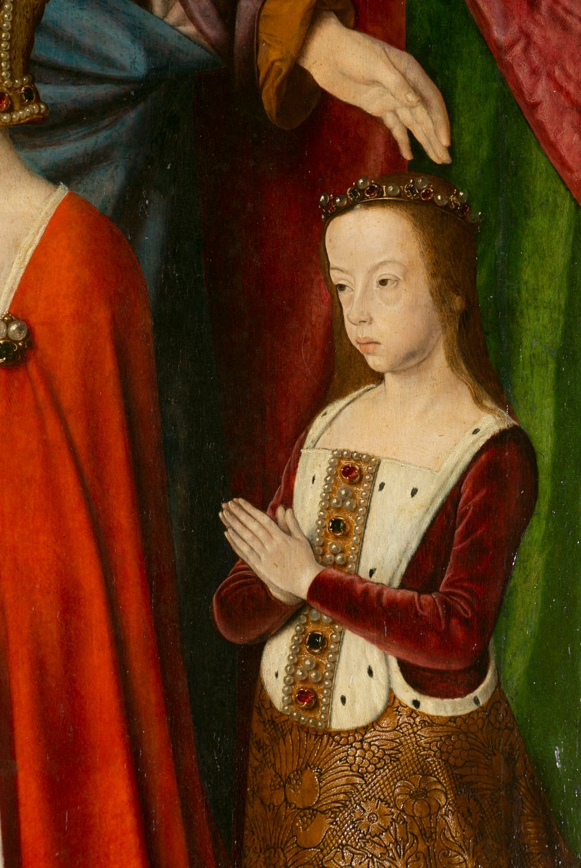Suzanne de Bourbon, Detail. Triptychon des Meisters von Moulins von Jean Hey