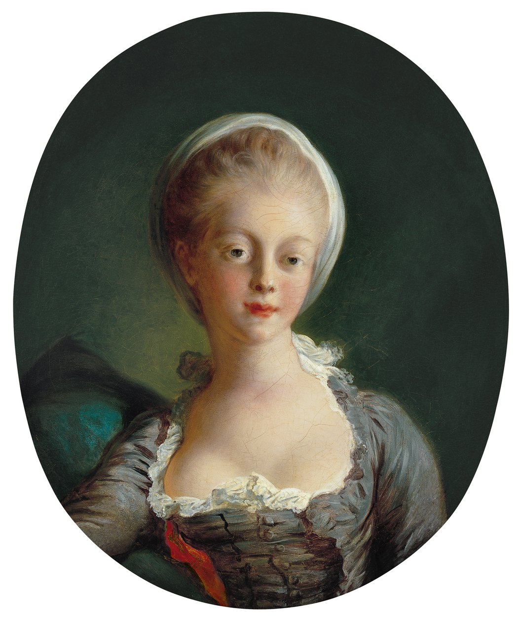 Fragonard - Porträt einer jungen Dame, ca. 1770 - 1772 von Jean Honore Fragonard