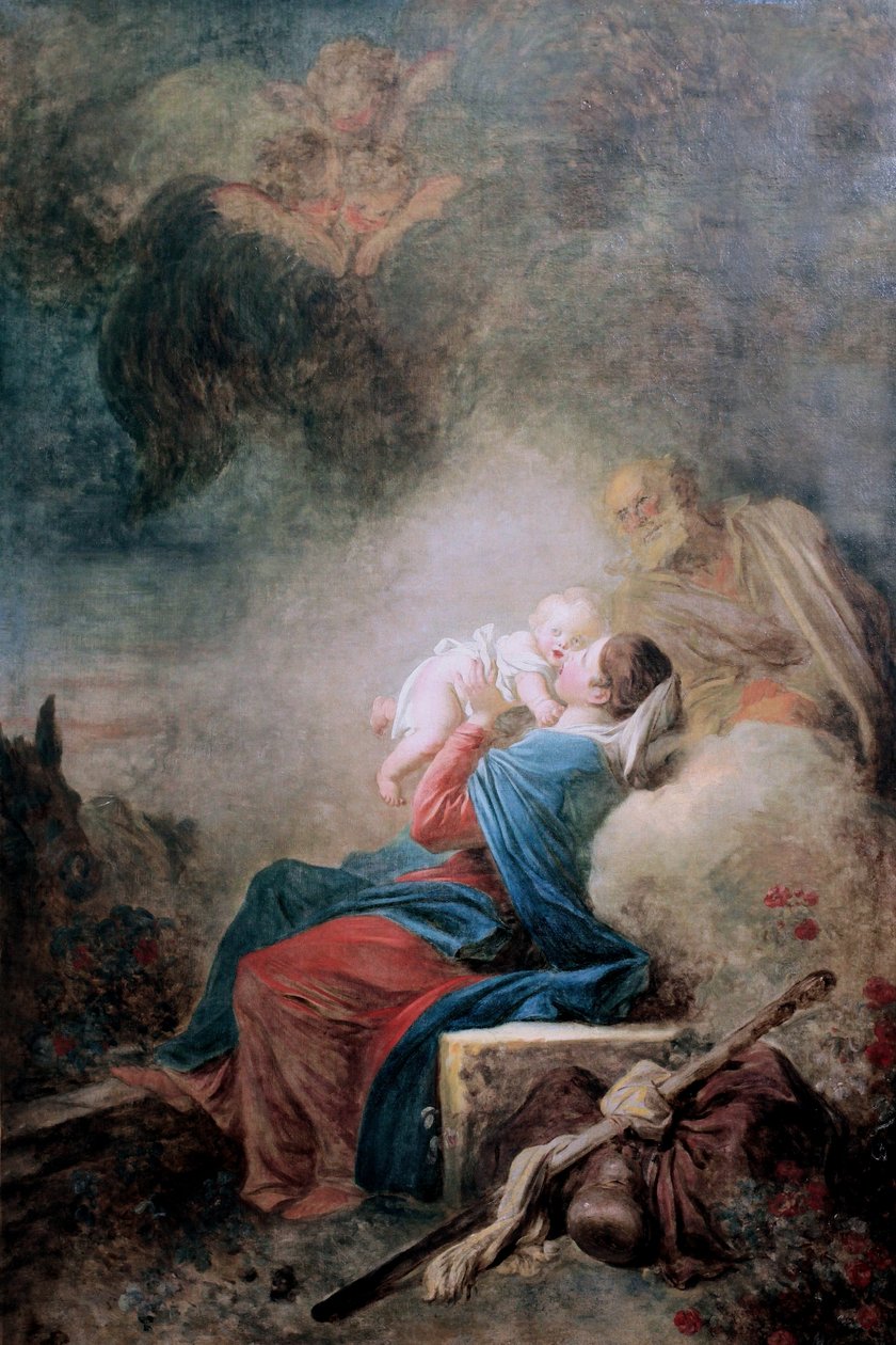 Le Repos de la Sainte Famille von Jean Honore Fragonard