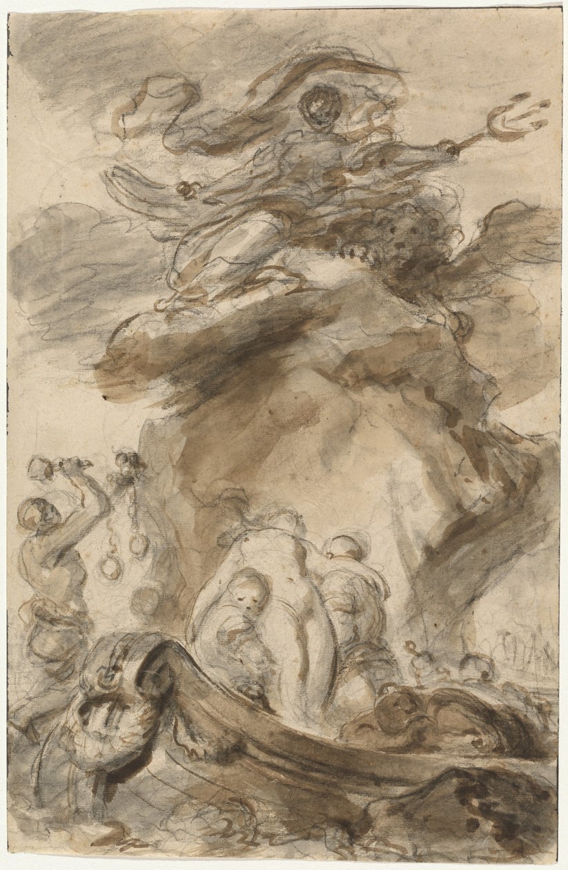 Angelica wird dem Orc ausgesetzt von Jean Honore Fragonard