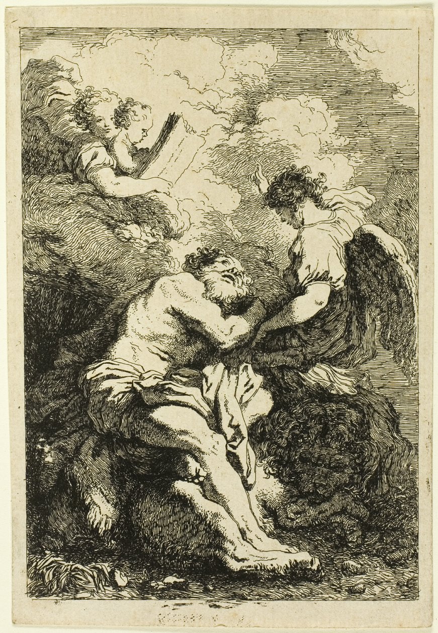 Heiliger Hieronymus von Jean Honore Fragonard