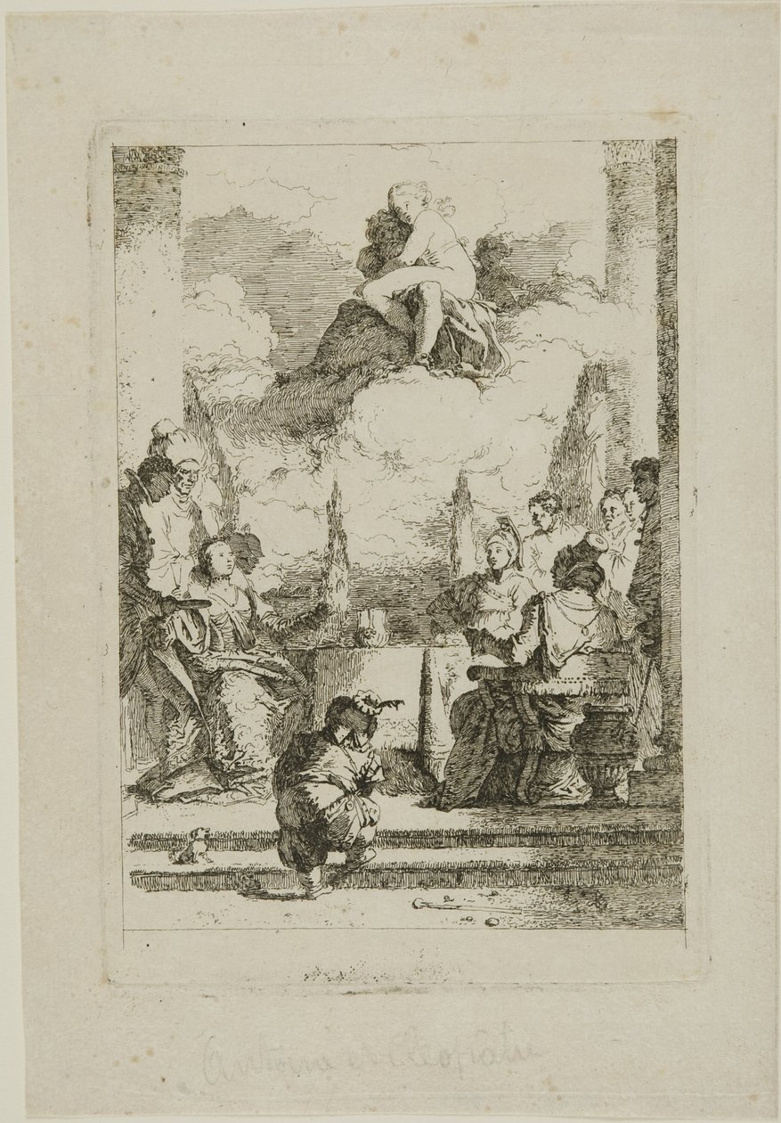 Das Fest von Antonius und Kleopatra von Jean Honore Fragonard