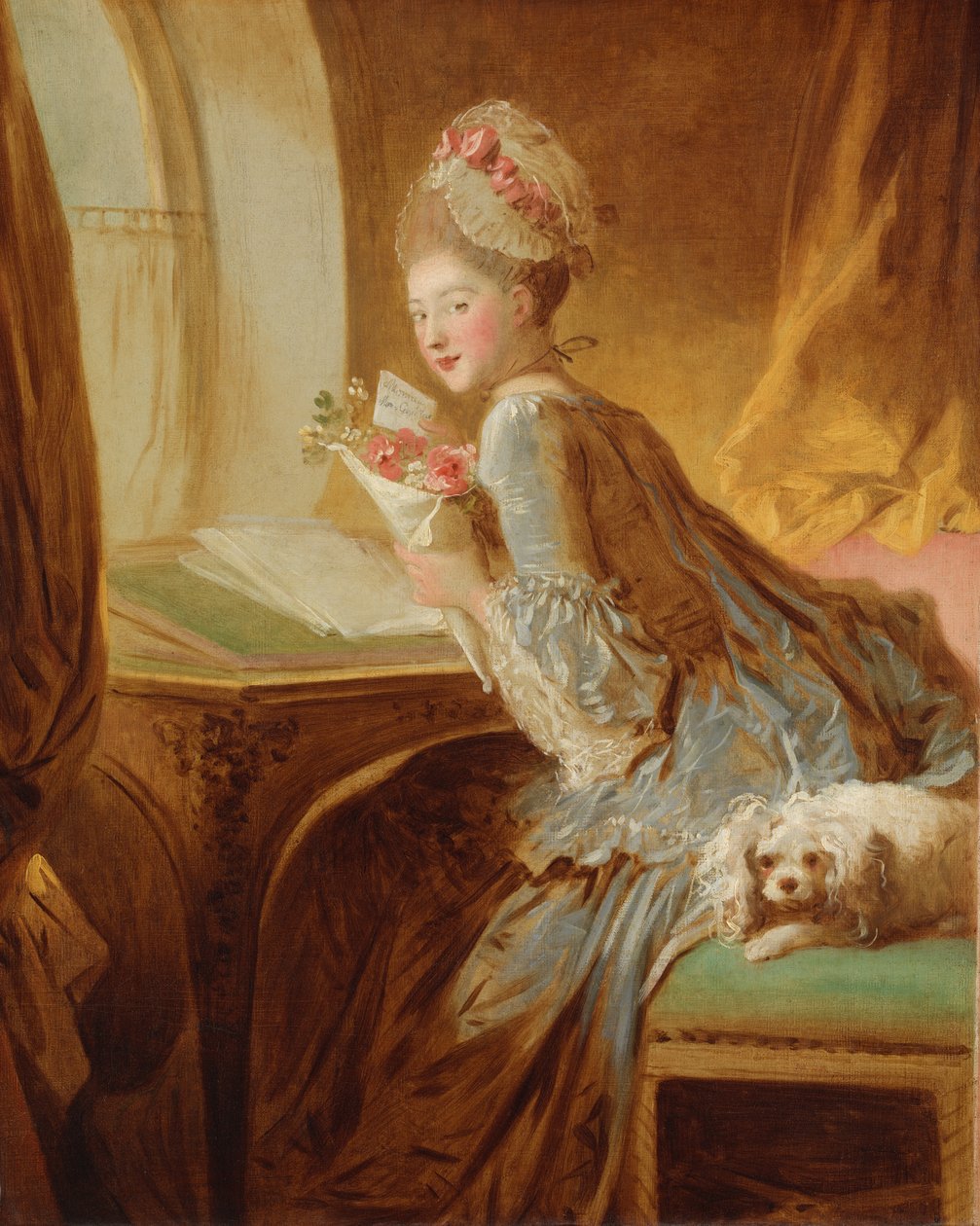 Der Liebesbrief, frühe 1770er Jahre von Jean Honore Fragonard