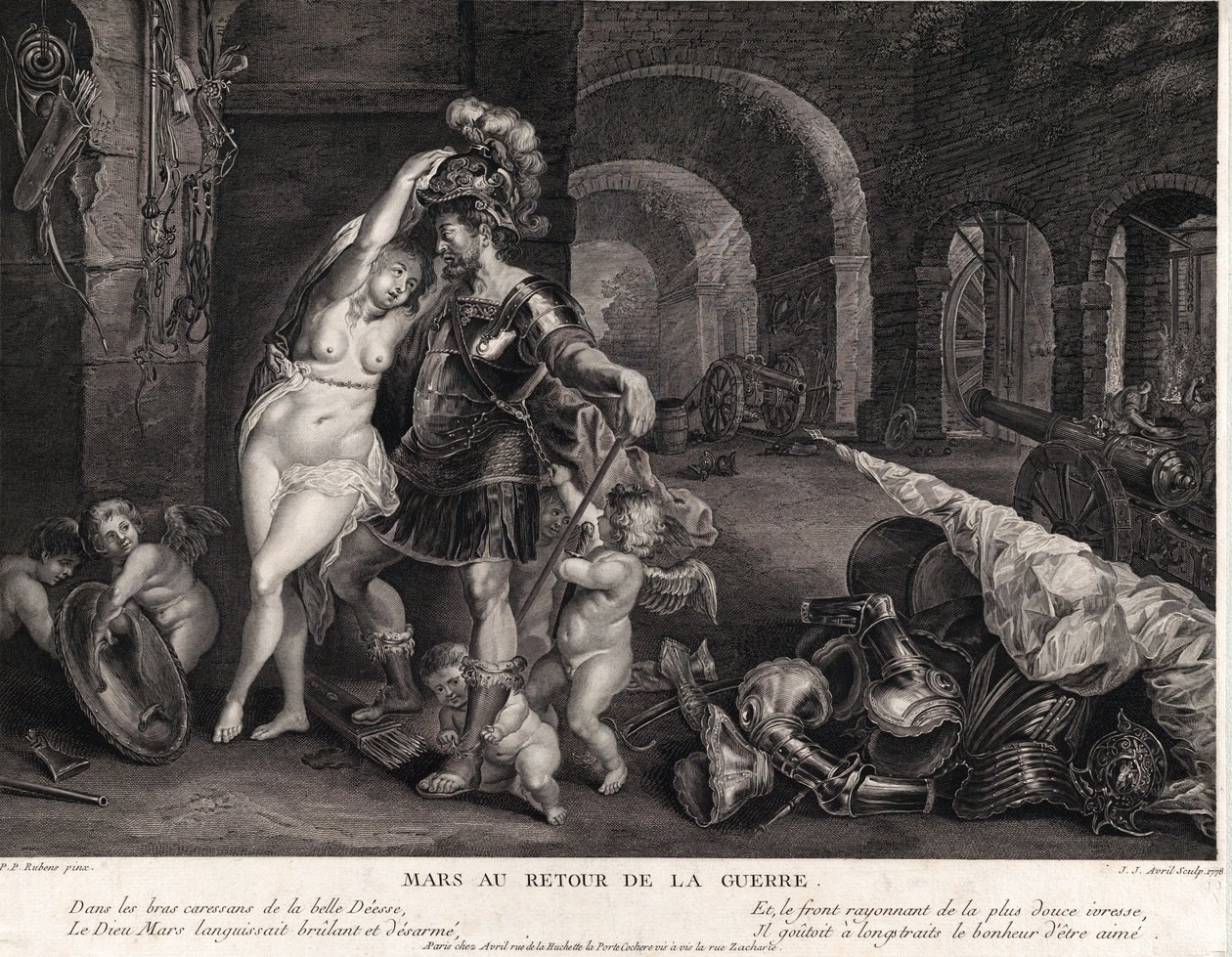 Mars nach dem Krieg von Jean Jacques Avril