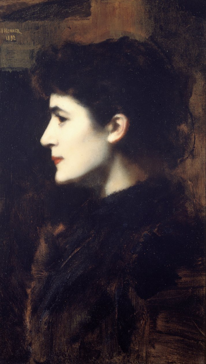 Eugénie-Marie Gadiffet-Caillard genannt Germaine Dawis 1857-1927, 1892 von Jean Jacques Henner