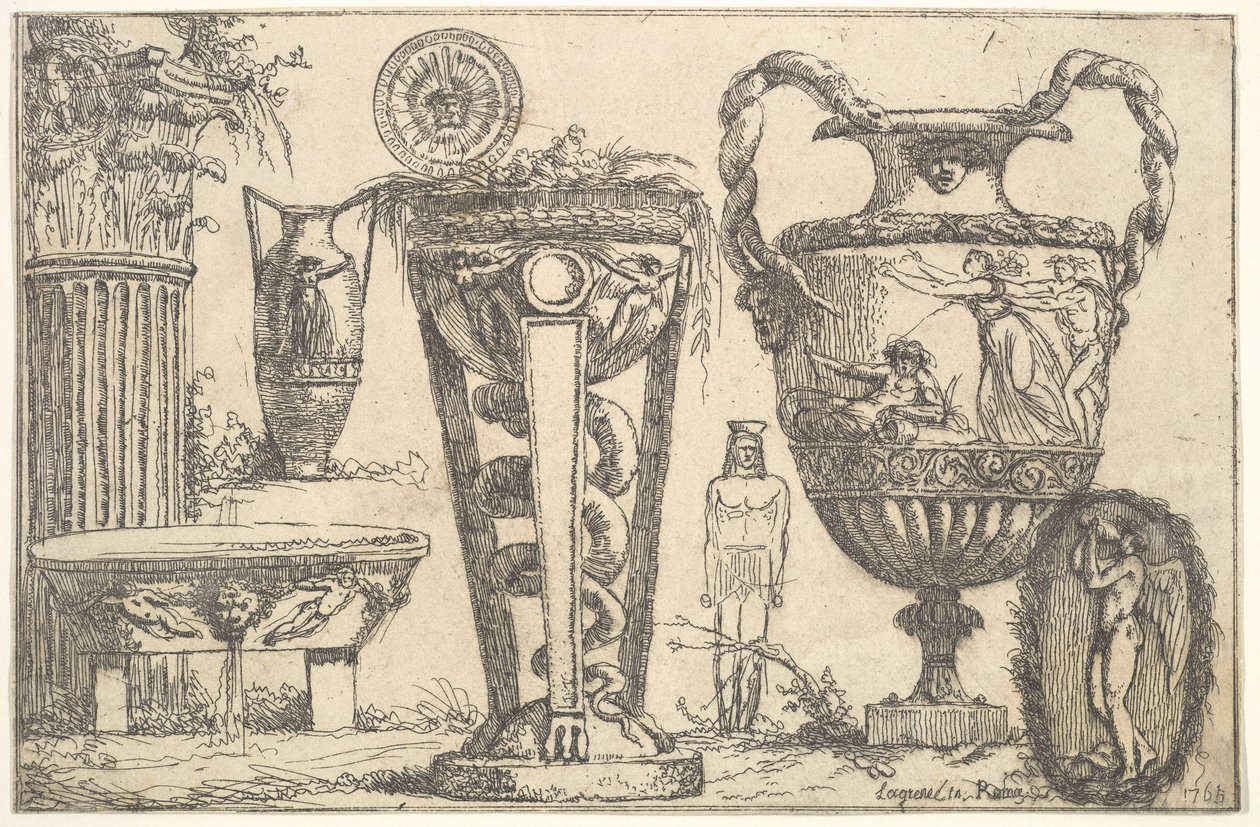 Fragmente der Antike von Jean Jacques Lagrenee
