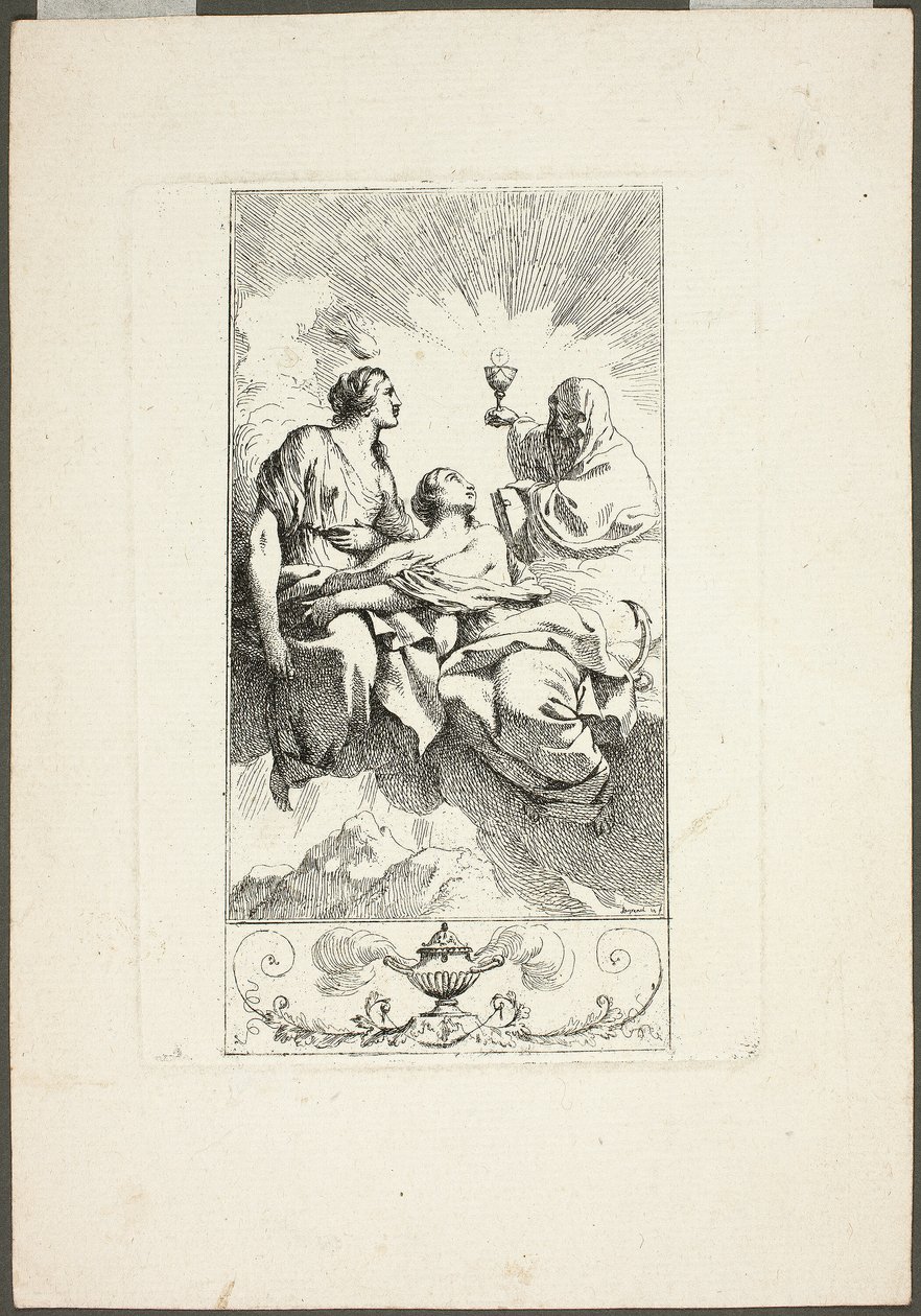Die drei theologischen Tugenden von Jean Jacques Lagrenee