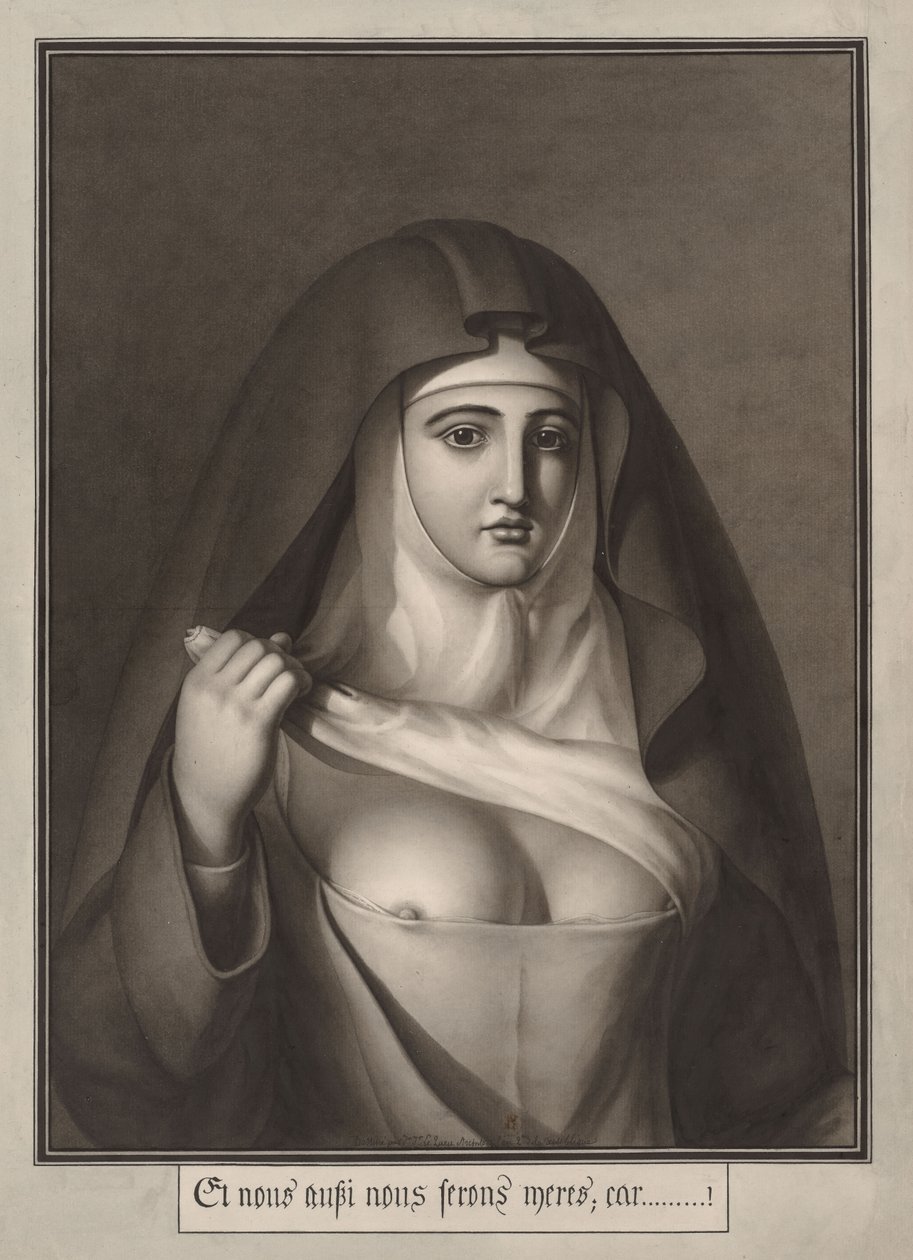 Et nous aussi nous serons meres car...!, 1794 von Jean Jacques Lequeu