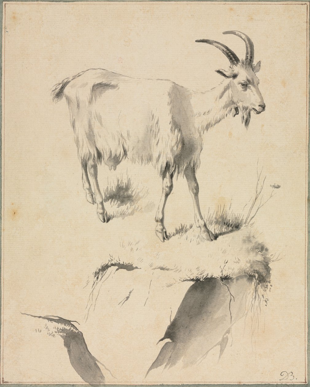 Studie einer Ziege von Jean-Jacques de Boissieu