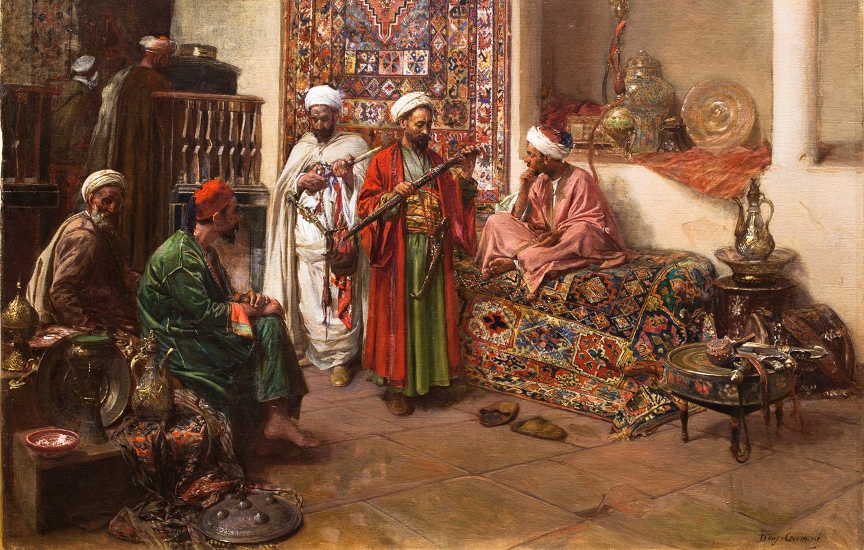 Auf dem Basar von Jean Joseph Benjamin Constant
