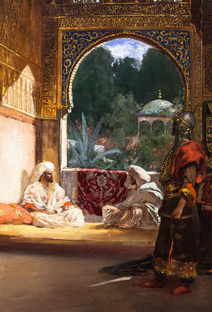 Im Palast des Sultans (Detail) von Jean Joseph Benjamin Constant