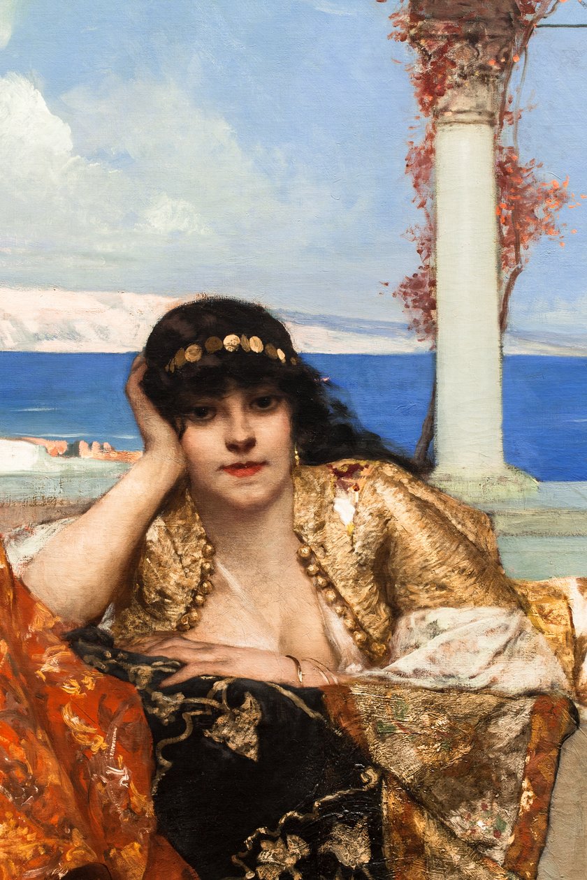 Die Favoritin des Emirs (Detail) von Jean Joseph Benjamin Constant
