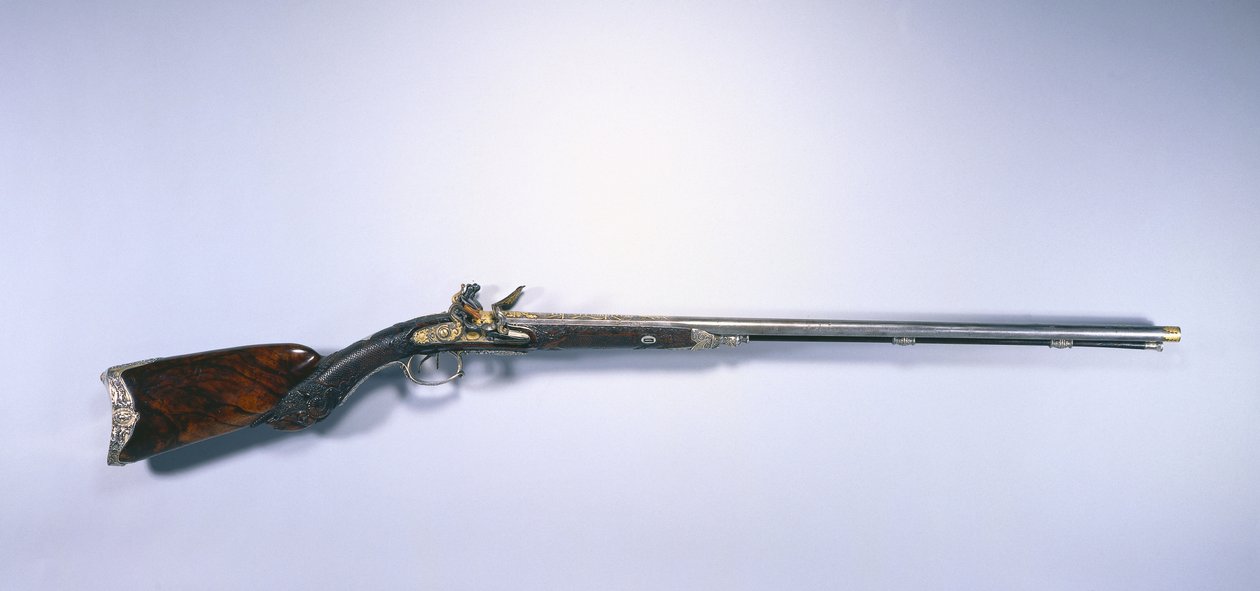 Doppelläufige Steinschlosssportflinte von Napoleon I. Bonaparte von Jean Le Page