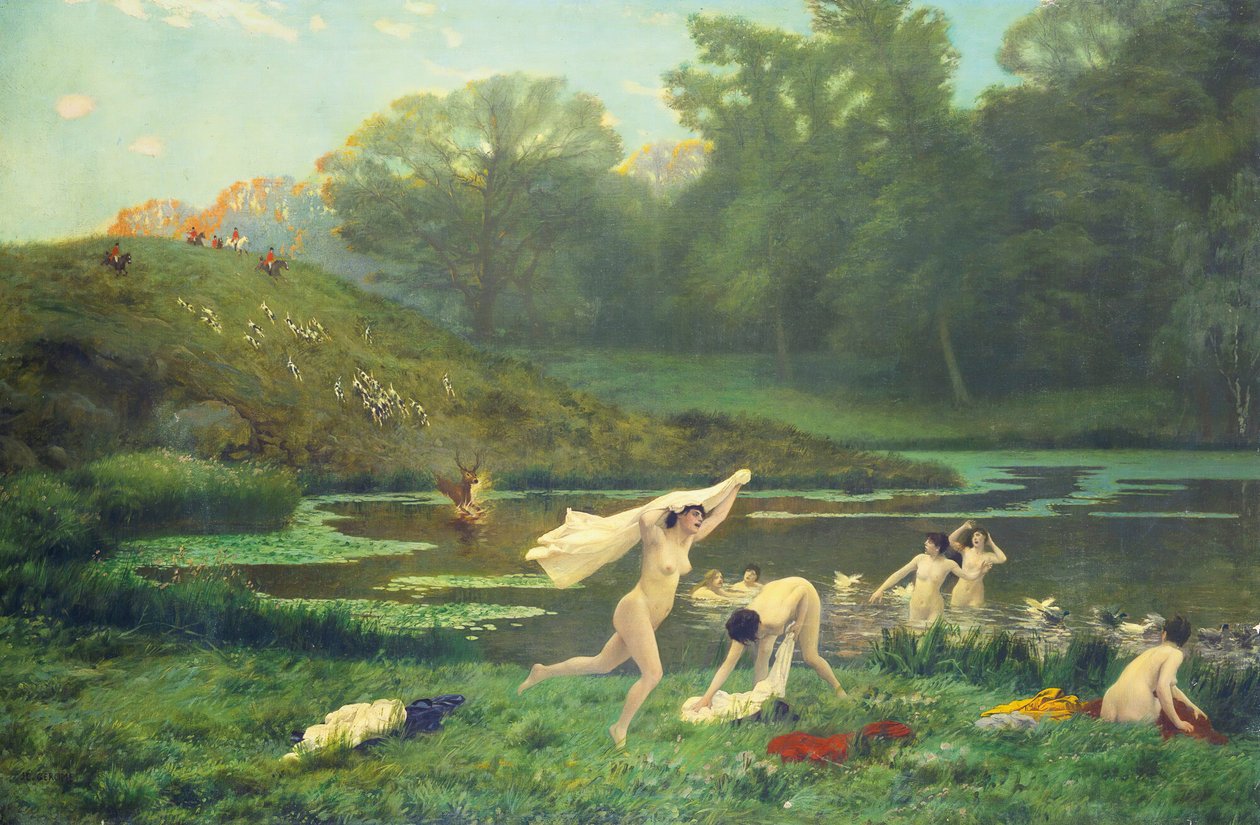 Diana und Acteon von Jean Leon Gerome