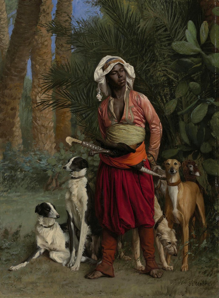 Meister der Hunde von Jean Leon Gerome