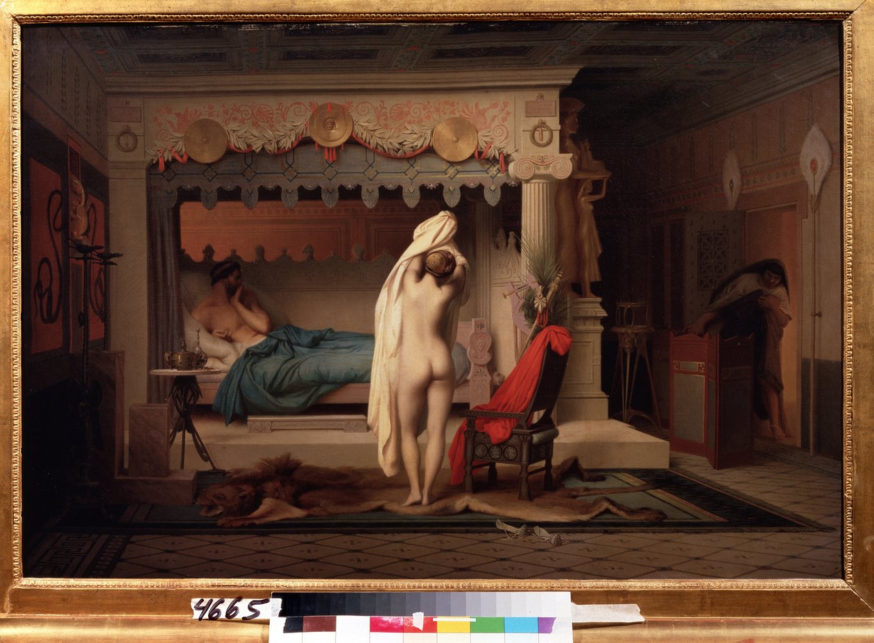 Darstellung des Königs von Lydien Kandaules von Jean Leon Gerome