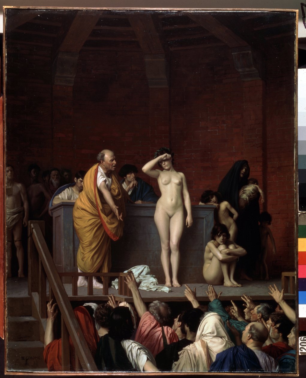 Das Sklavenmarkt in Rom von Jean Leon Gerome