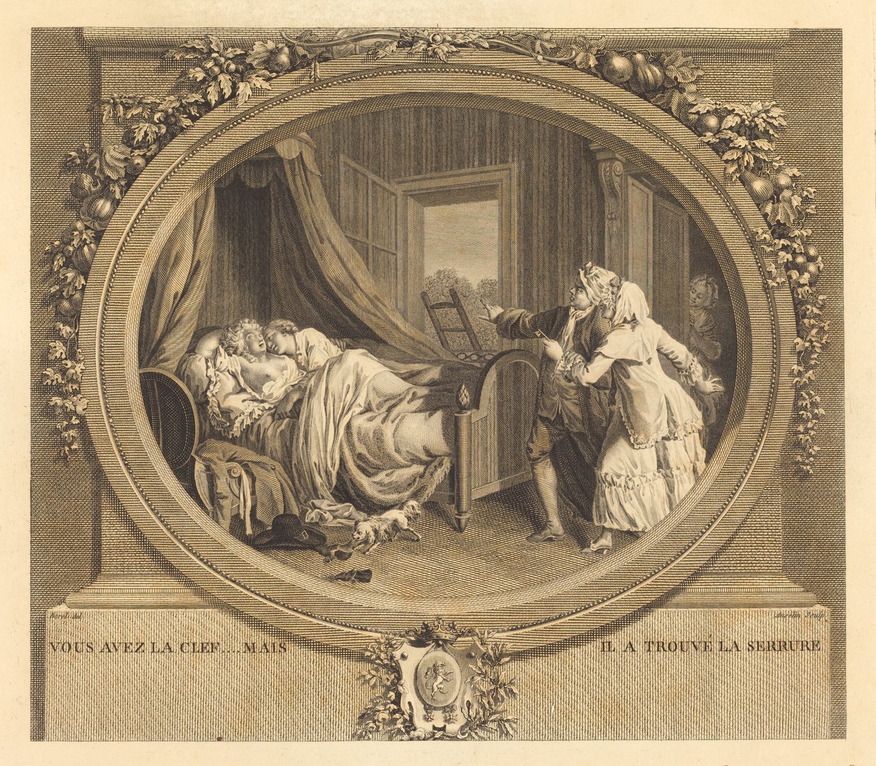 Sie haben den Schlüssel, aber er hat das Schloss gefunden von Jean Louis Anselin