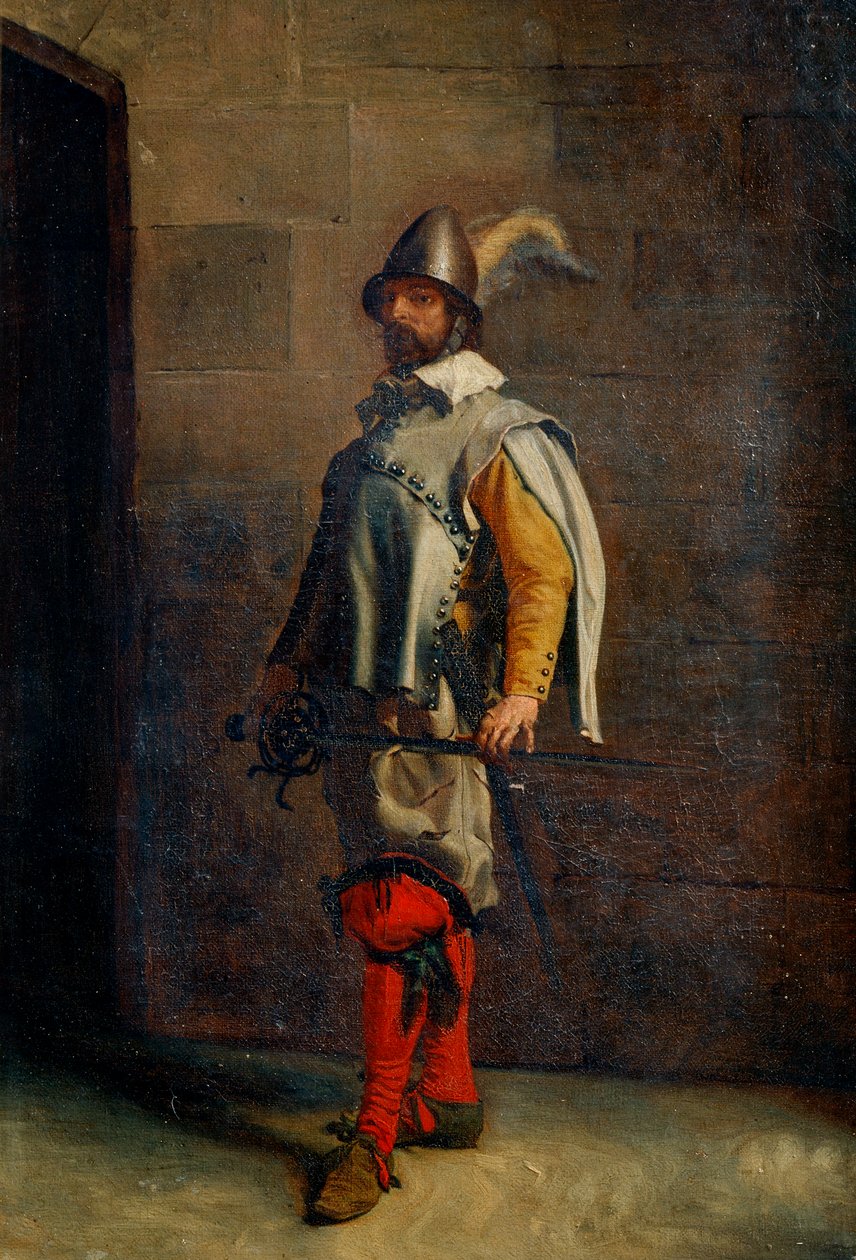 Ein Hugenotte, 19. Jahrhundert von Jean Louis Ernest Meissonier