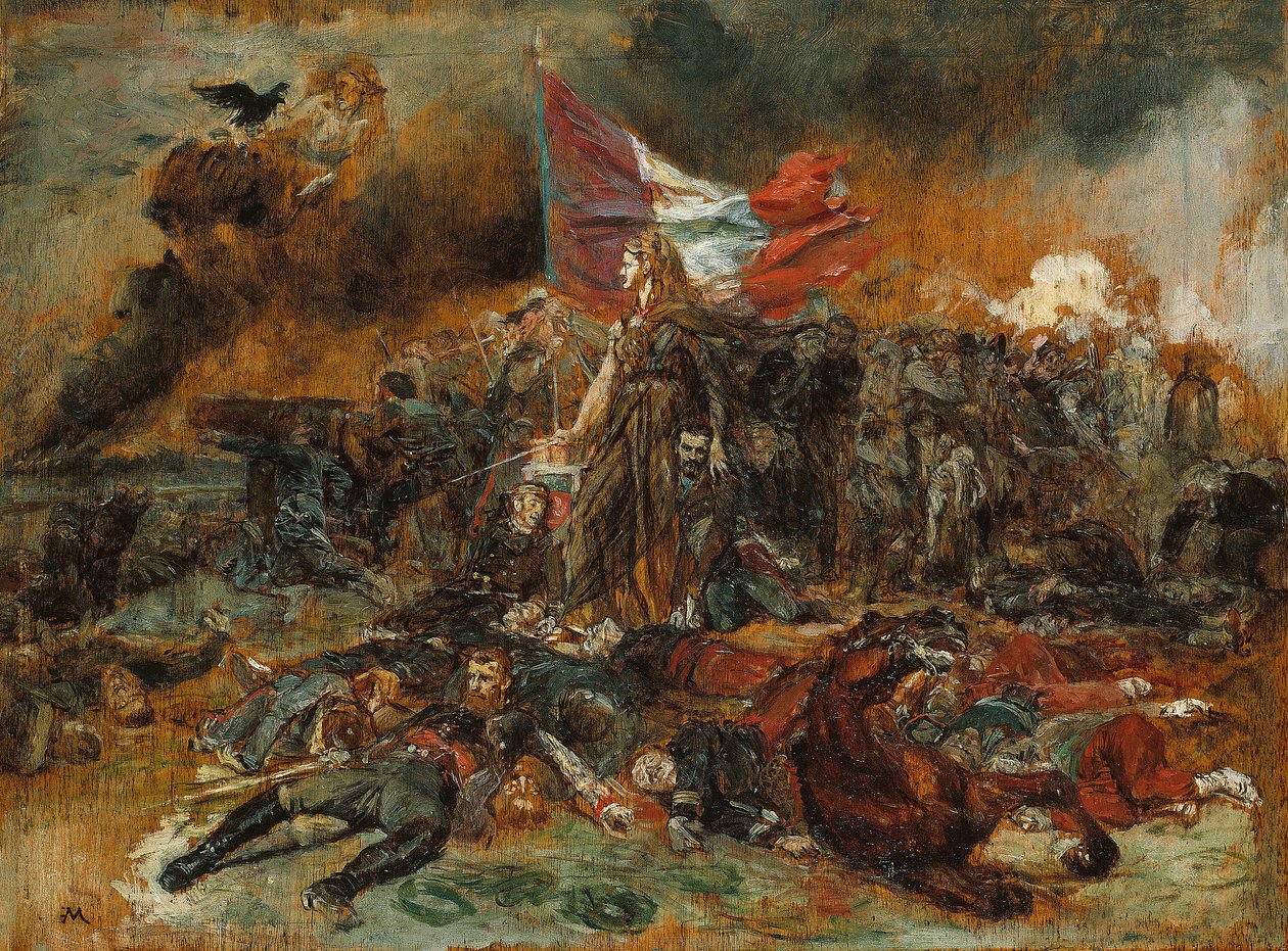 Die Verteidigung von Paris von Jean-Louis Ernest Meissonier