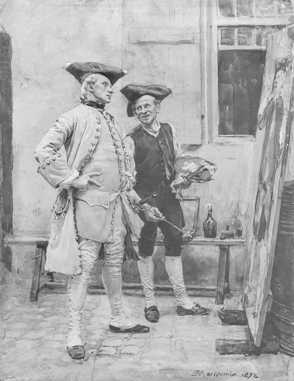 Der Schildermaler von Jean-Louis Ernest Meissonier