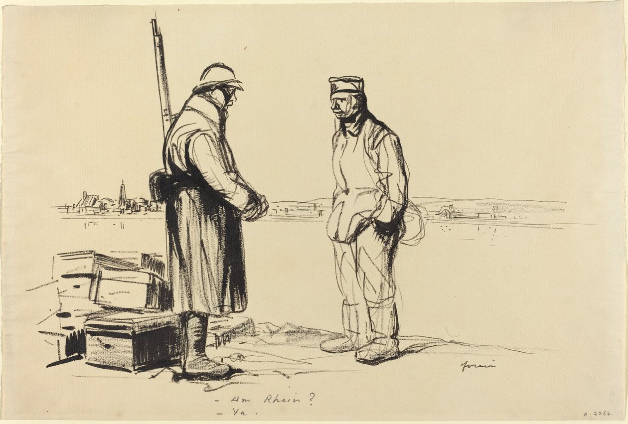 Am Rhein von Jean Louis Forain