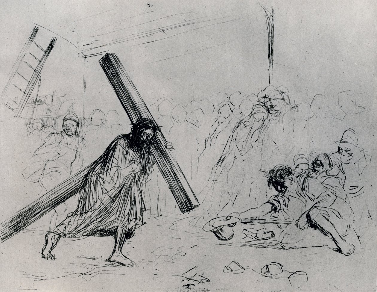 Christus trägt das Kreuz, 1925 von Jean Louis Forain