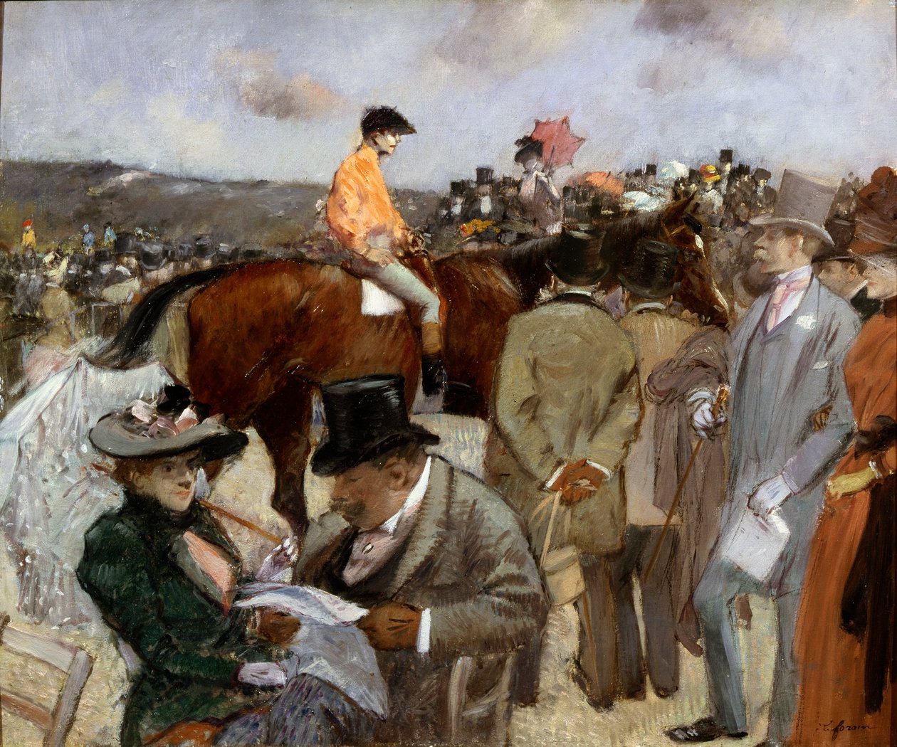 Pferderennen, 1888 von Jean Louis Forain