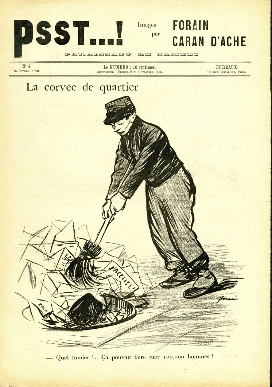 Illustration in Psst...! von Jean Louis Forain