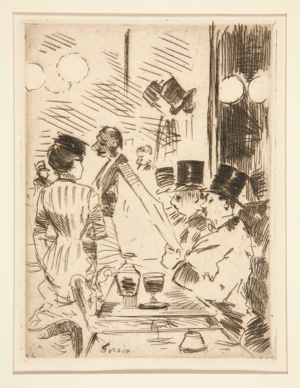 Das Café der neuen Athen von Jean Louis Forain