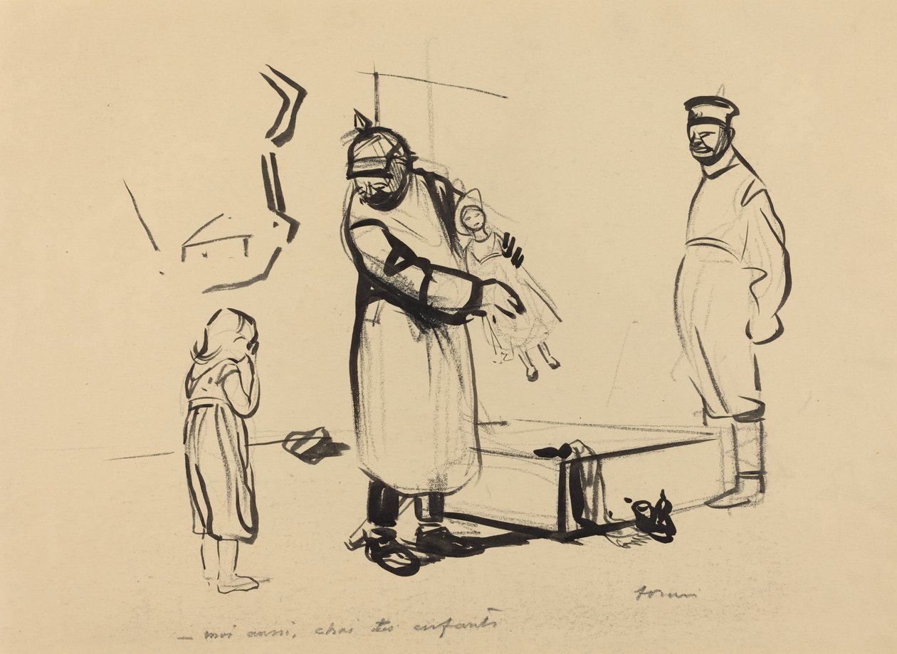 Nach Paris. -ich auch, ich habe Kinder von Jean Louis Forain
