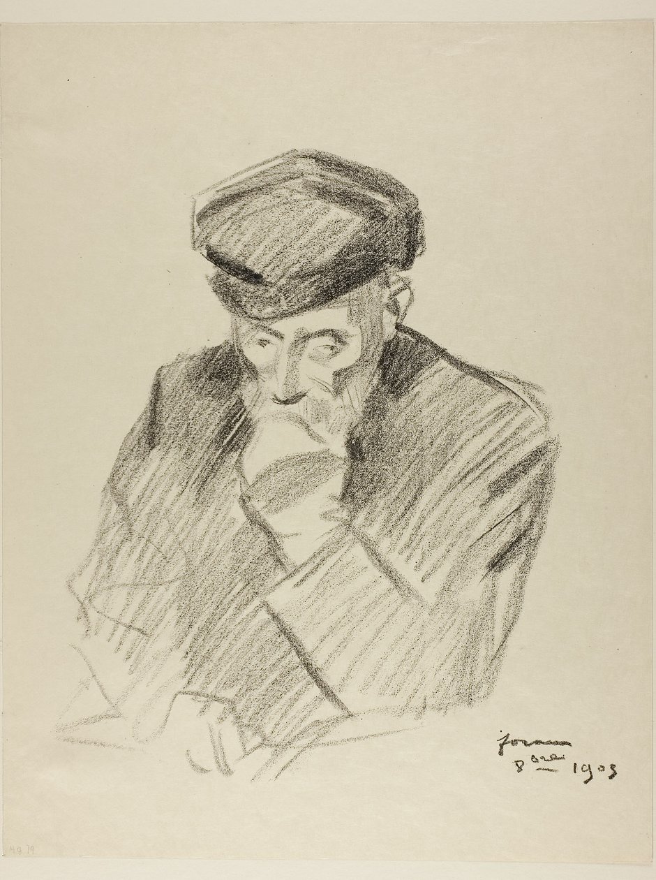 Porträt von Renoir, vierte Platte von Jean Louis Forain