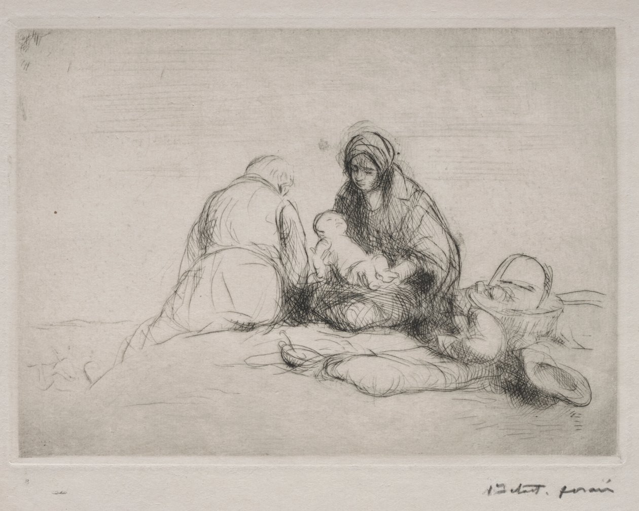 Ruhe auf der Flucht nach Ägypten von Jean Louis Forain