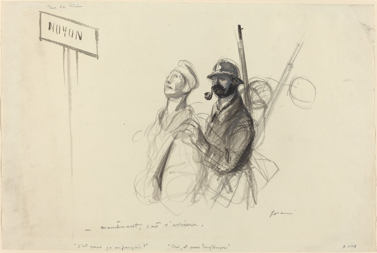 Am Rhein - jetzt ist es das Hinterland von Jean Louis Forain